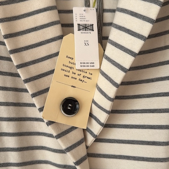 Anthropologie Francoise Cotton Blazer - Picture 6 of 9